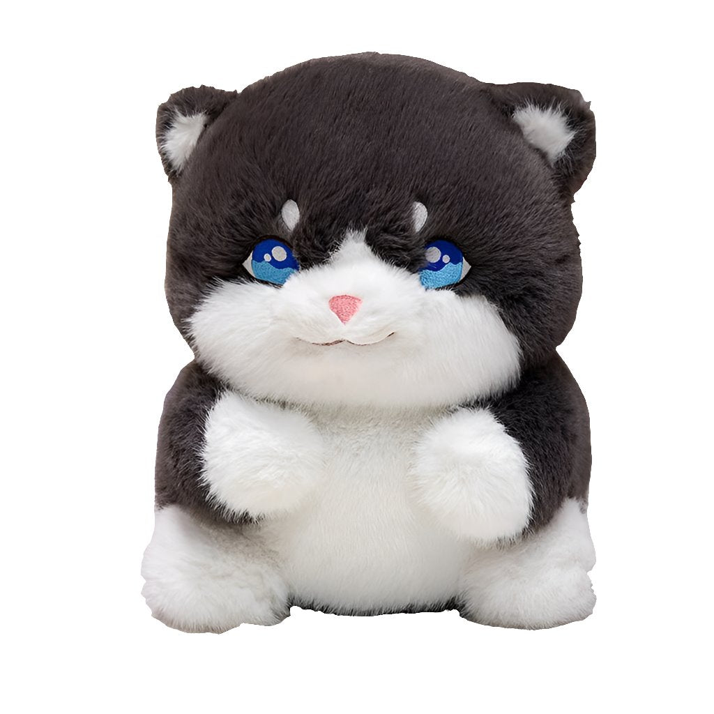 Adorable Fat Grey Kitten Soft Toys