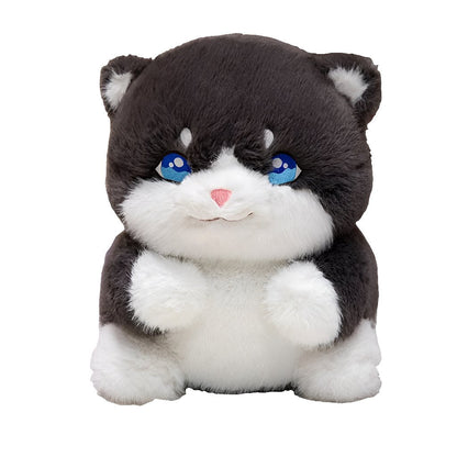 Adorable Fat Grey Kitten Soft Toys