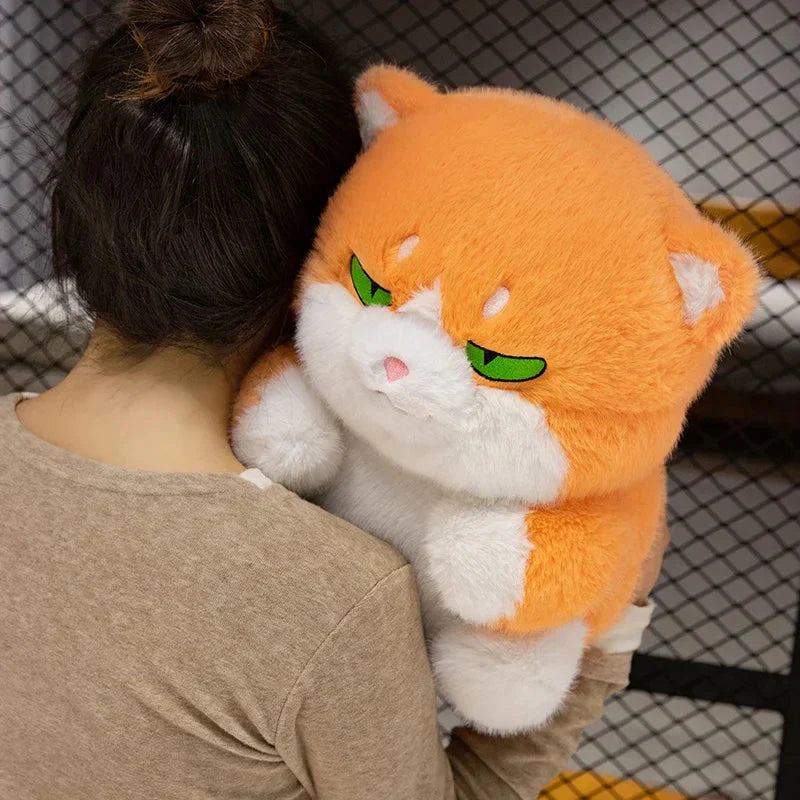 Adorable Fat Grey Kitten Soft Toys