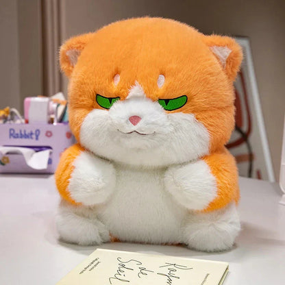Adorable Fat Grey Kitten Soft Toys