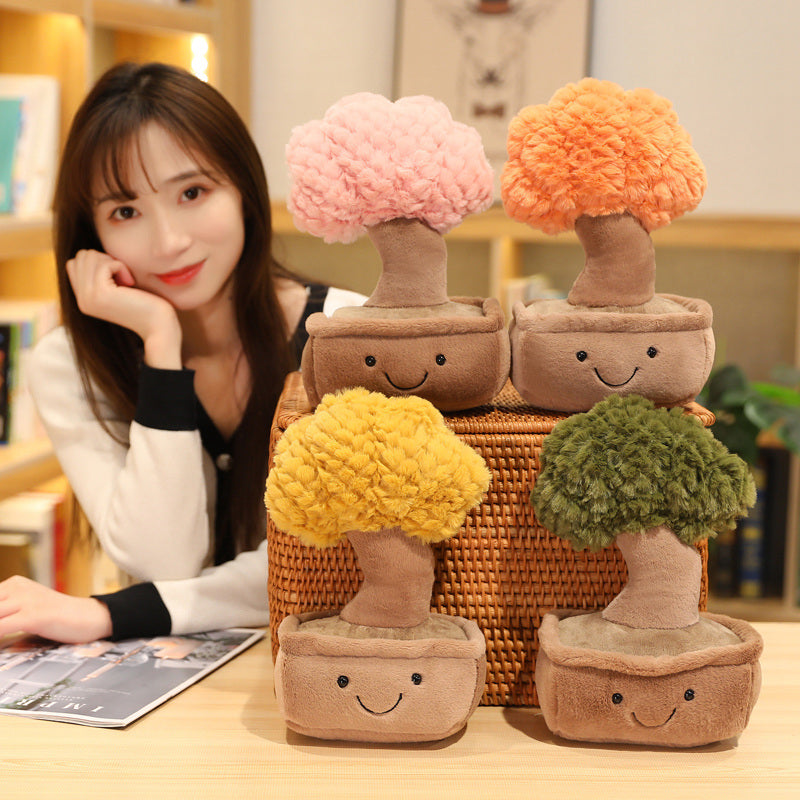 Adorable Mini Bonsai Tree Friend Plush Toys
