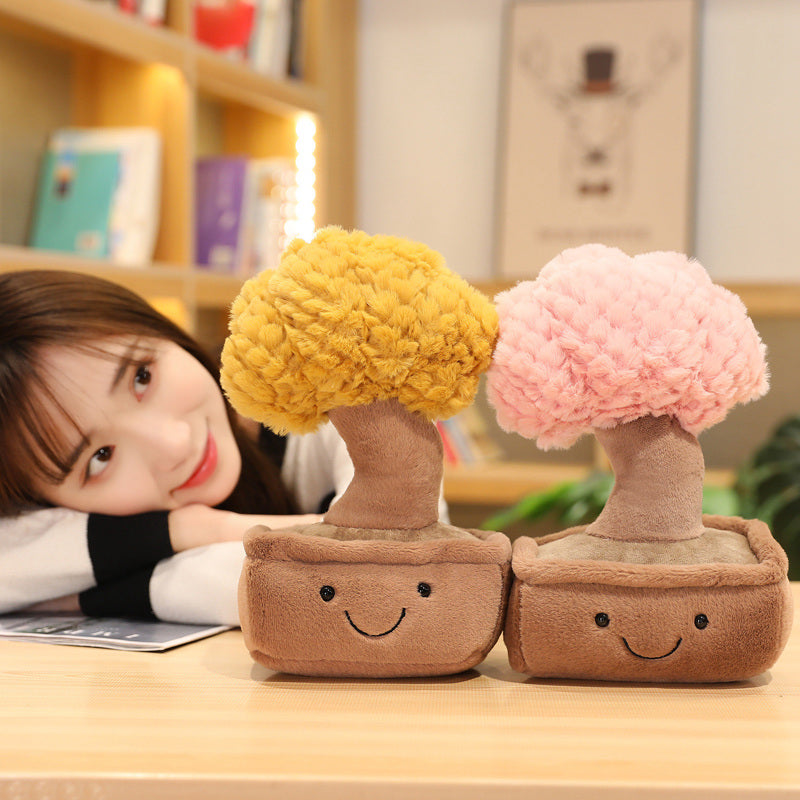Adorable Mini Bonsai Tree Friend Plush Toys