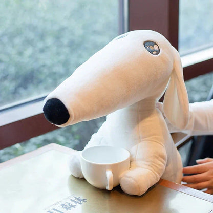 Adorable Russian Wolfhound Soft Toy