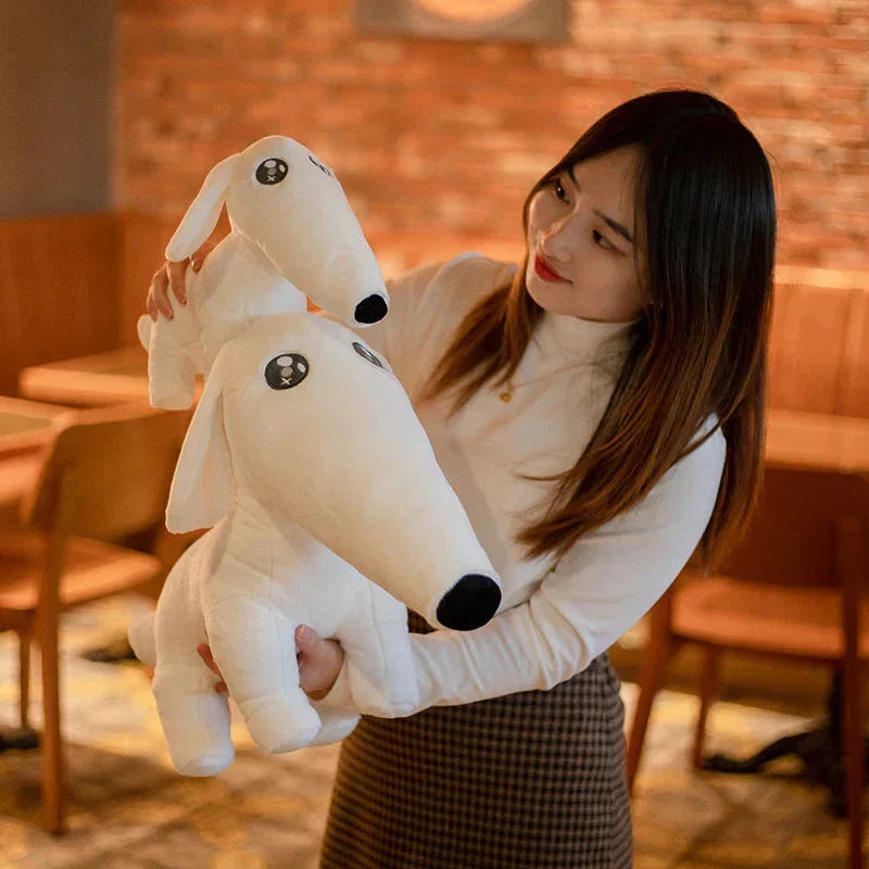 Adorable Russian Wolfhound Soft Toy