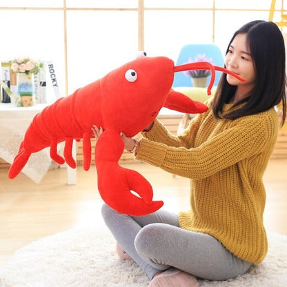 Adorable Red Lobster Soft Toy