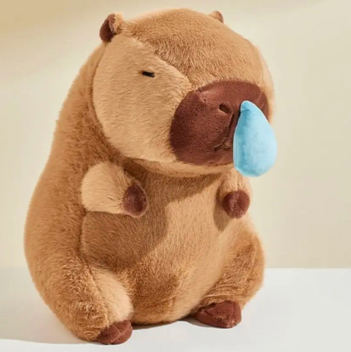 Adorable Capybara Stuffy With Runny Nose Plush Toy