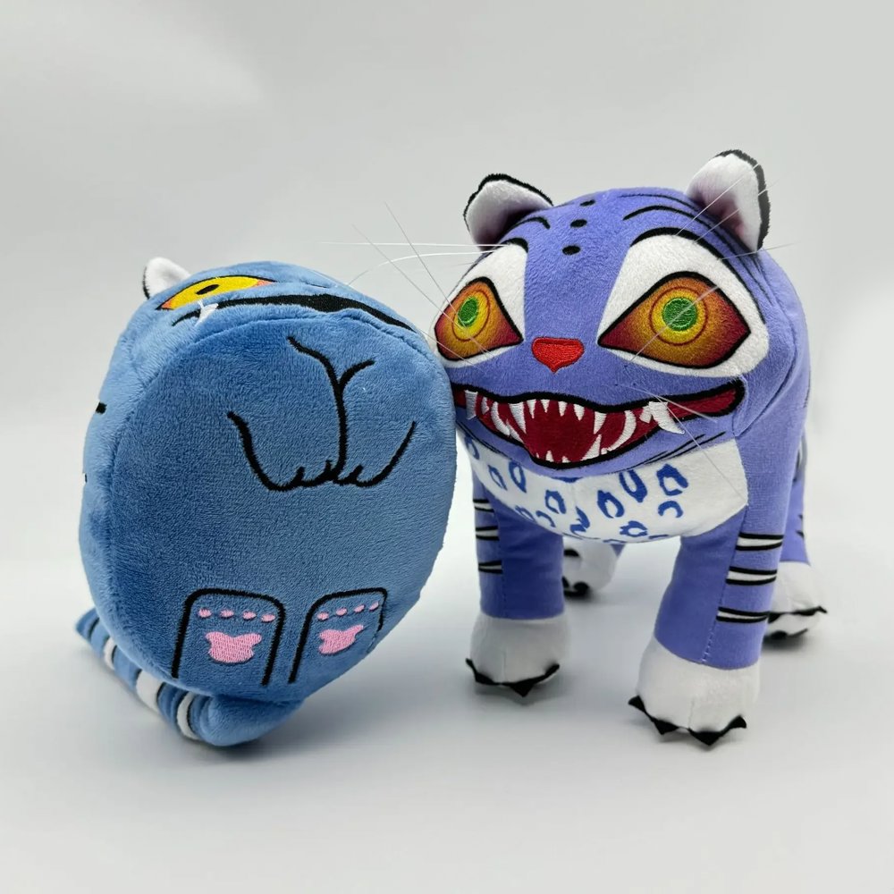 Cute Blue Tiger and Crow Soft Plush Toys