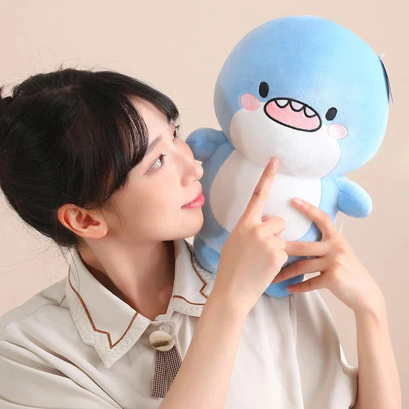 Cute Big Blue Shark Stuffed Toy
