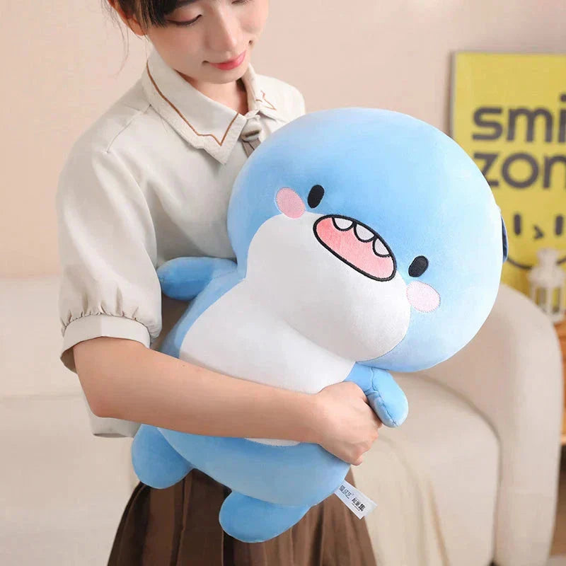 Cute Big Blue Shark Stuffed Toy