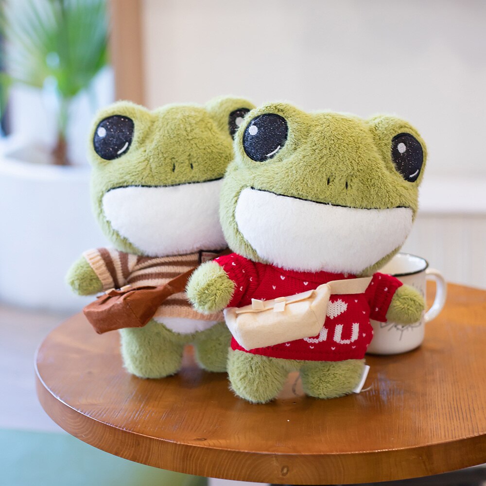 Cute Mini Frog Soft Toy Collection