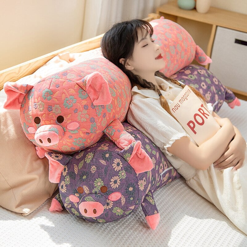 Cute Floral Pig Plush Toy - Befez