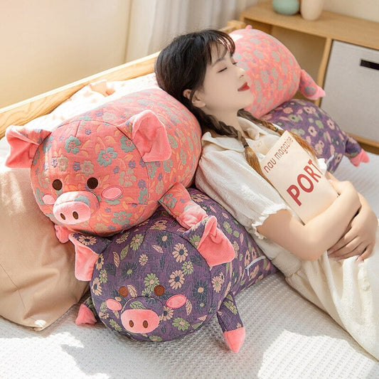 Cute Floral Pig Plush Toy - Befez