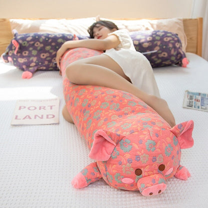Cute Floral Pig Plush Toy