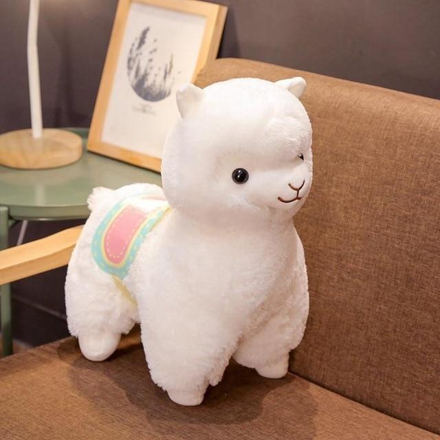 Soft Pastel Colorful Cuddle Alpaca Plush Toy - Befez