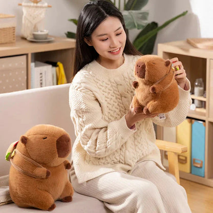 Soft Cute Burger Plush Toy Bag