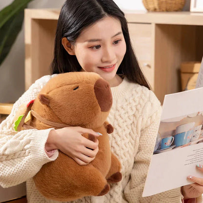 Soft Cute Burger Plush Toy Bag
