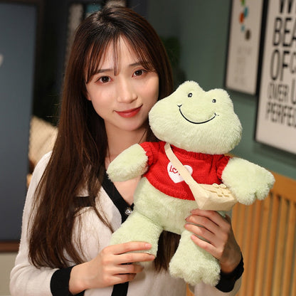 Cute Funny Frog Soft Toy Set