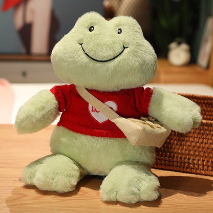 Cute Funny Frog Soft Toy Set