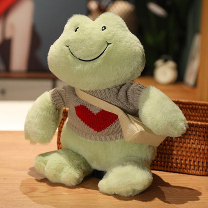 Cute Funny Frog Soft Toy Set