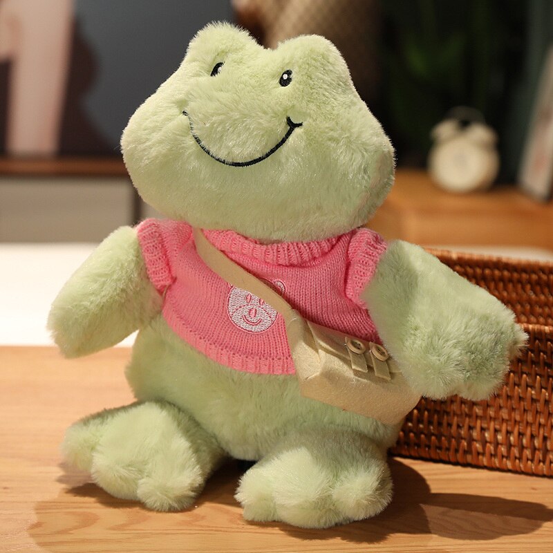 Cute Funny Frog Soft Toy Set