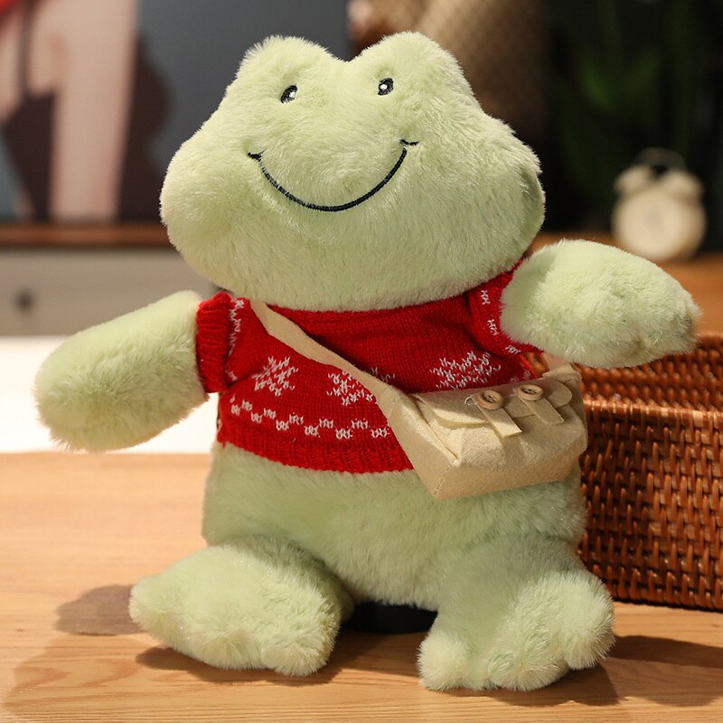 Cute Funny Frog Soft Toy Set