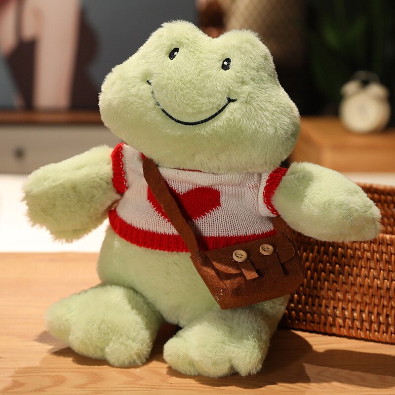 Cute Funny Frog Soft Toy Set