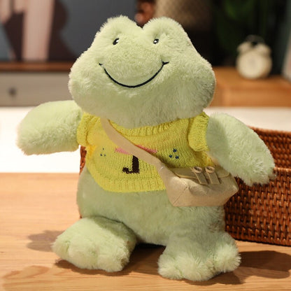 Cute Funny Frog Soft Toy Set