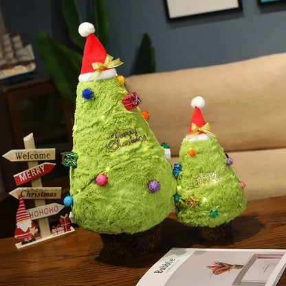 Soft Holiday Tree Teddy Plush