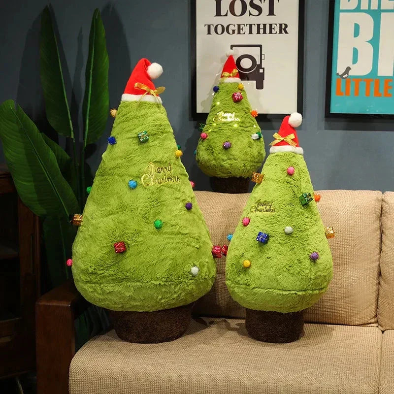 Soft Holiday Tree Teddy Plush