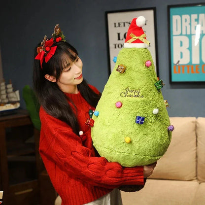 Soft Holiday Tree Teddy Plush
