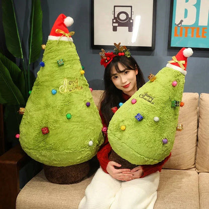 Soft Holiday Tree Teddy Plush