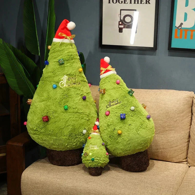 Soft Holiday Tree Teddy Plush