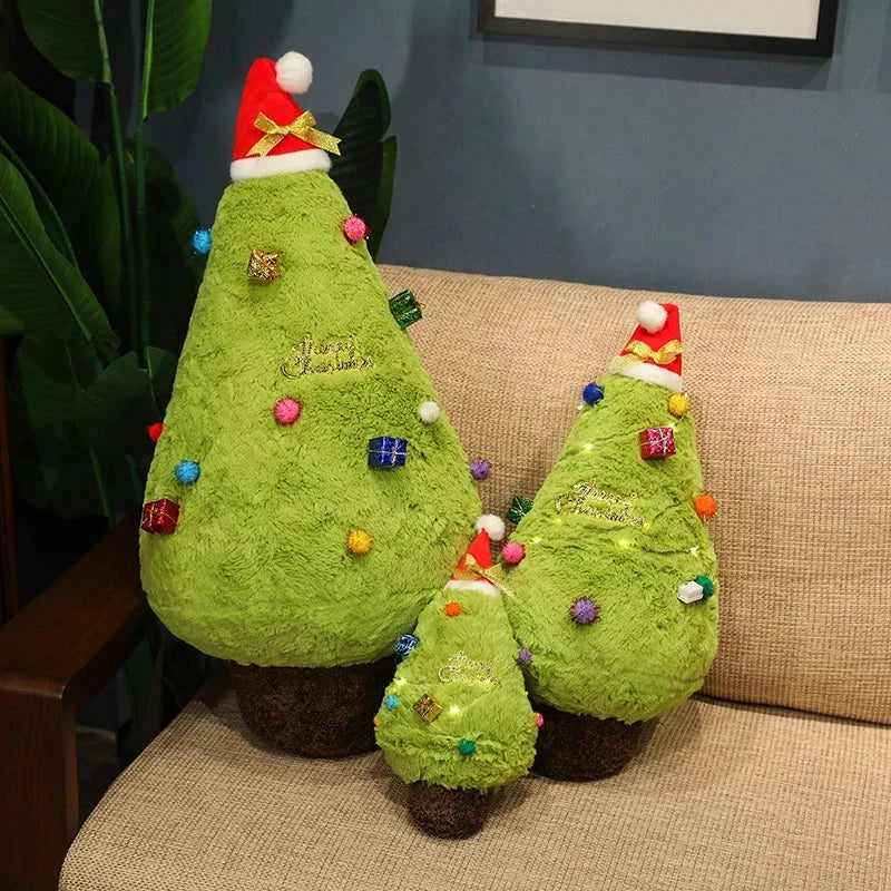 Soft Holiday Tree Teddy Plush