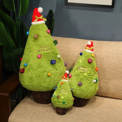 Soft Holiday Tree Teddy Plush