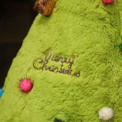 Soft Holiday Tree Teddy Plush
