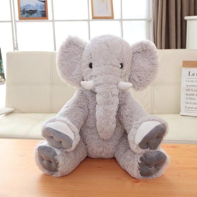 Cuddly Elephant Figurine Set