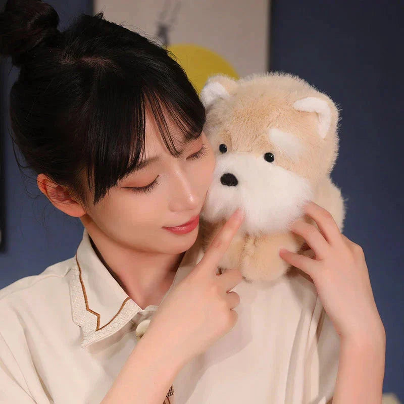 Soft Cute Schnauzer Dog Stuffed Toy