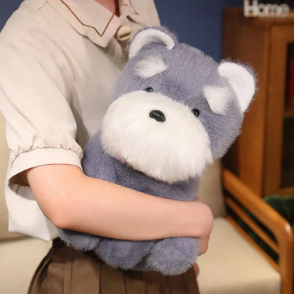 Soft Cute Schnauzer Dog Stuffed Toy