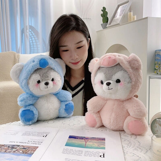 Cuddly Husky Teddy Bear Friends - Befez