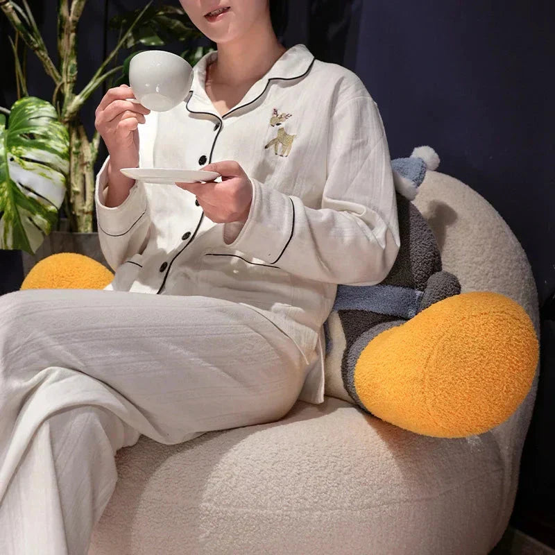 Soft Penguin Support Cushion Pillow