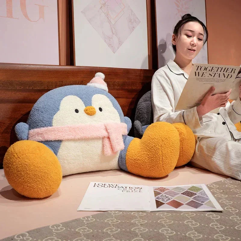 Soft Penguin Support Cushion Pillow