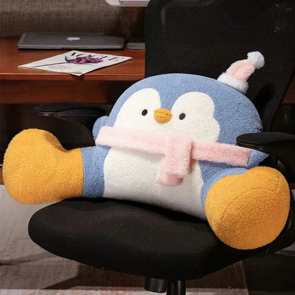 Soft Penguin Support Cushion Pillow