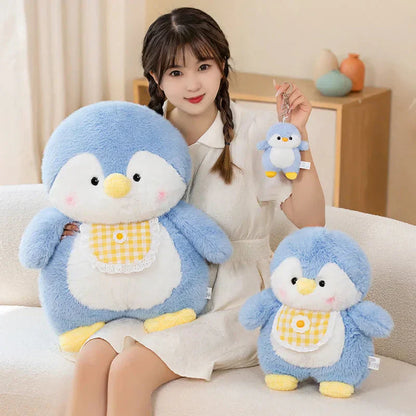 Cuddly Penguin Baby Soft Toys with Bib