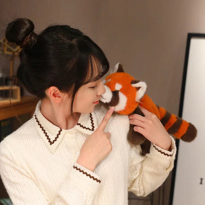 Cuddly Red Panda and Fox Soft Toys