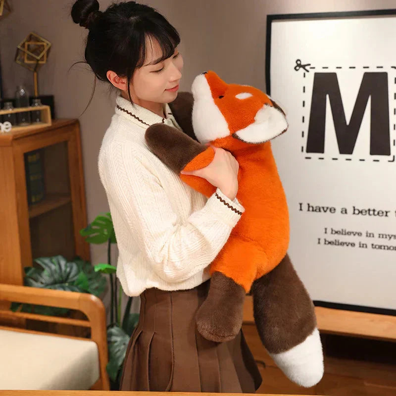 Cuddly Red Panda and Fox Soft Toys