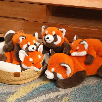 Cuddly Red Panda and Fox Soft Toys