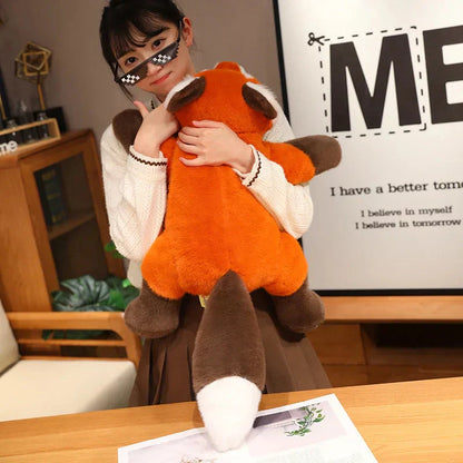Cuddly Red Panda and Fox Soft Toys