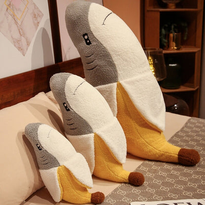 Cuddly Shark Soft Banana Toy