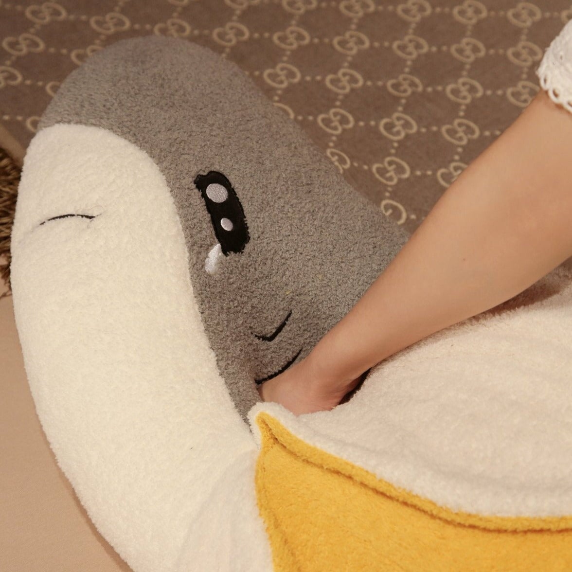 Cuddly Shark Soft Banana Toy