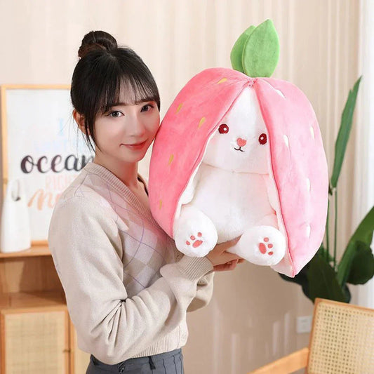Soft Cuddly Bunny Zip Up Plush Toy - Befez